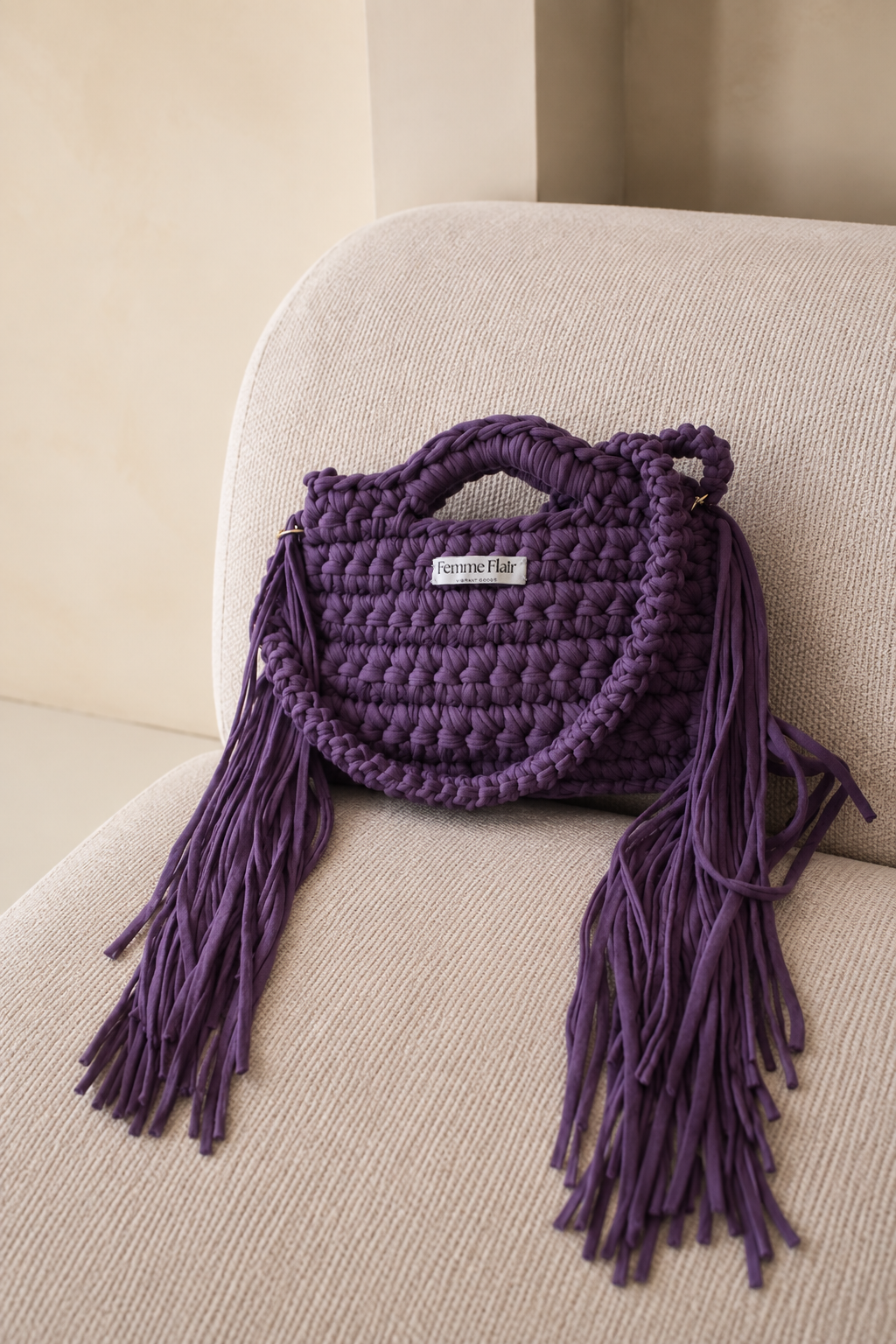 Felice Midi Fringe Crossbody bag